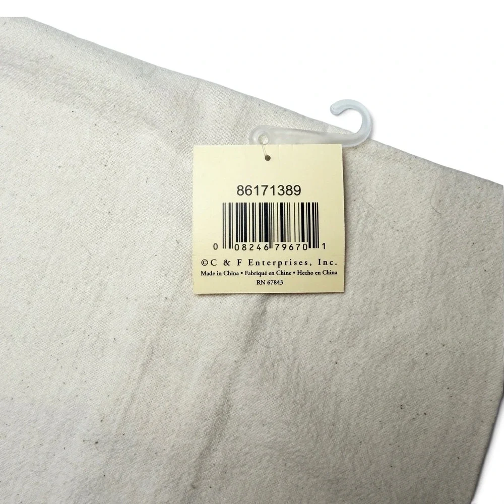 C&F Home Noel Poinsettia Flour Sack Towels Set of 2 Christmas 86171389 NWT